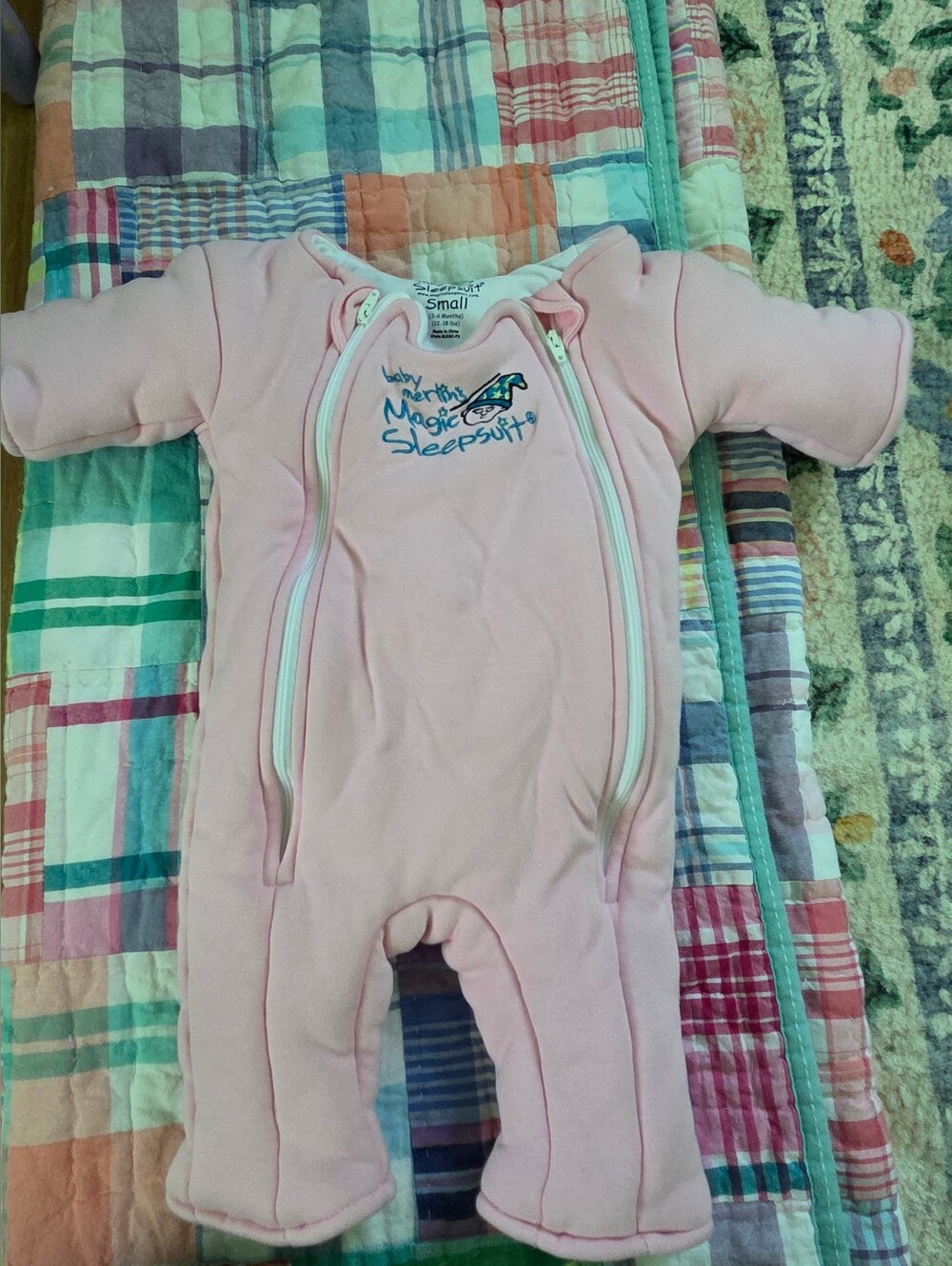 Baby Merlin Magic Sleepsuit, Size Small, Pink